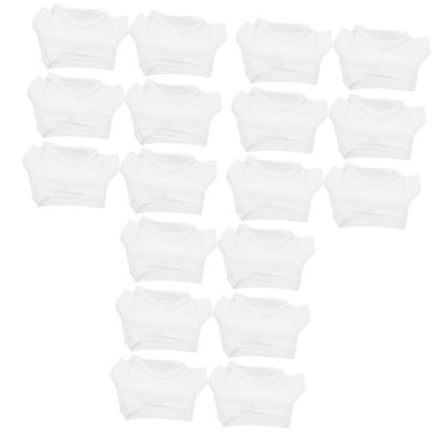 Abaodam 12pcs Doll T-Shirt Delicate Stuffed Bear Accessory Replaceable Bear Clothing Fashionable and Soft