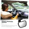 DECHOUS Boy Girl Observation Rearview Mirror Car Rearview Mirror Angle Black Car Seat view 4