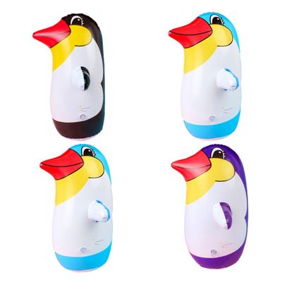 JOINPAYA Colorful Penguin Tumbler Toy Inflatable PVC Animal Decor for Boys and Girls Party Decoration Fun Indoor and Outdoor Use