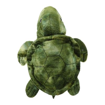 Abaodam 1pc Plush Turtle Hand Puppet for Interactive Storytelling and Parent Play Soft Material for Developing Motor Skills and Imagination