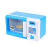 Abaodam Educational Playset Blue Microwave for Pretend Play Simulation Home Appliances Birthday Present for Enhances Imagination and Creativity view 1