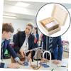 Cabilock 4pcs Metal Density Cubes Iron Aluminum Blocks Elements Cube for Physics Experiment view 3