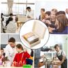 Cabilock 4pcs Metal Density Cubes Iron Aluminum Blocks Elements Cube for Physics Experiment view 4