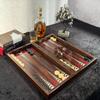 20" inch Large Backgammon Sets for Adults Chessmen Wooden Game Board Handmade Game Sets/Gift for Dad, Husband, Anniversary, Birthday view 2