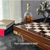 20" inch Large Backgammon Sets for Adults Chessmen Wooden Game Board Handmade Game Sets/Gift for Dad, Husband, Anniversary, Birthday view 3