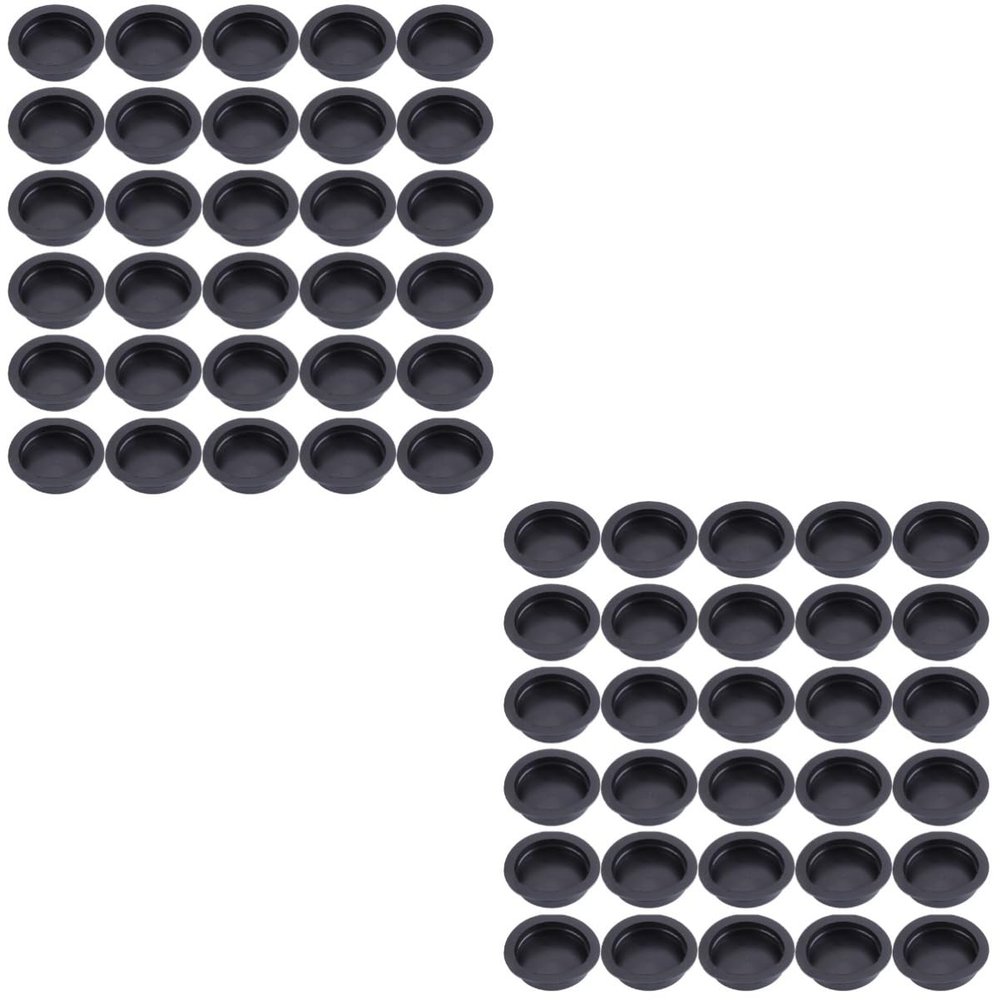 DECHOUS 200pcs Saving Box Plug Firewall Grommet Kit for Coin Bank Rubber Washer Cable Plug