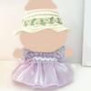Romance Dress Clothes for 17cm Dolls Accessories(No Doll Only Clothes), Cute Skirt Outfit for 6.69inch Doll Soft Clothing Replacement (Purple Sets(Straw hat)) view 1