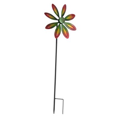 Abaodam Decorative Iron Windmill for Garden Courtyard Wind Spinners Kinetic Wind Spinner