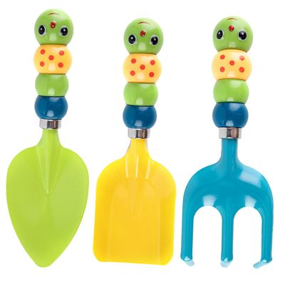 Abaodam 1set Boys and Girls Gardening Tools Outdoor Planting Kit for Boy Girl Shovel Rake and Spade for Soil Planting and Garden Fun Safe and Lightweight Set