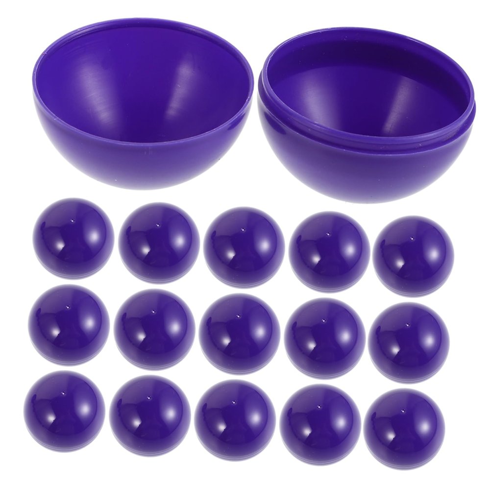 CORHAD 50pcs Raffle Balls Openable Plastic Balls for Game Party Drawings Fun Engagement Activities Seamless Design for Easy Prize Selection