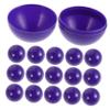 CORHAD 50pcs Raffle Balls Openable Plastic Balls for Game Party Drawings Fun Engagement Activities Seamless Design for Easy Prize Selection view 1