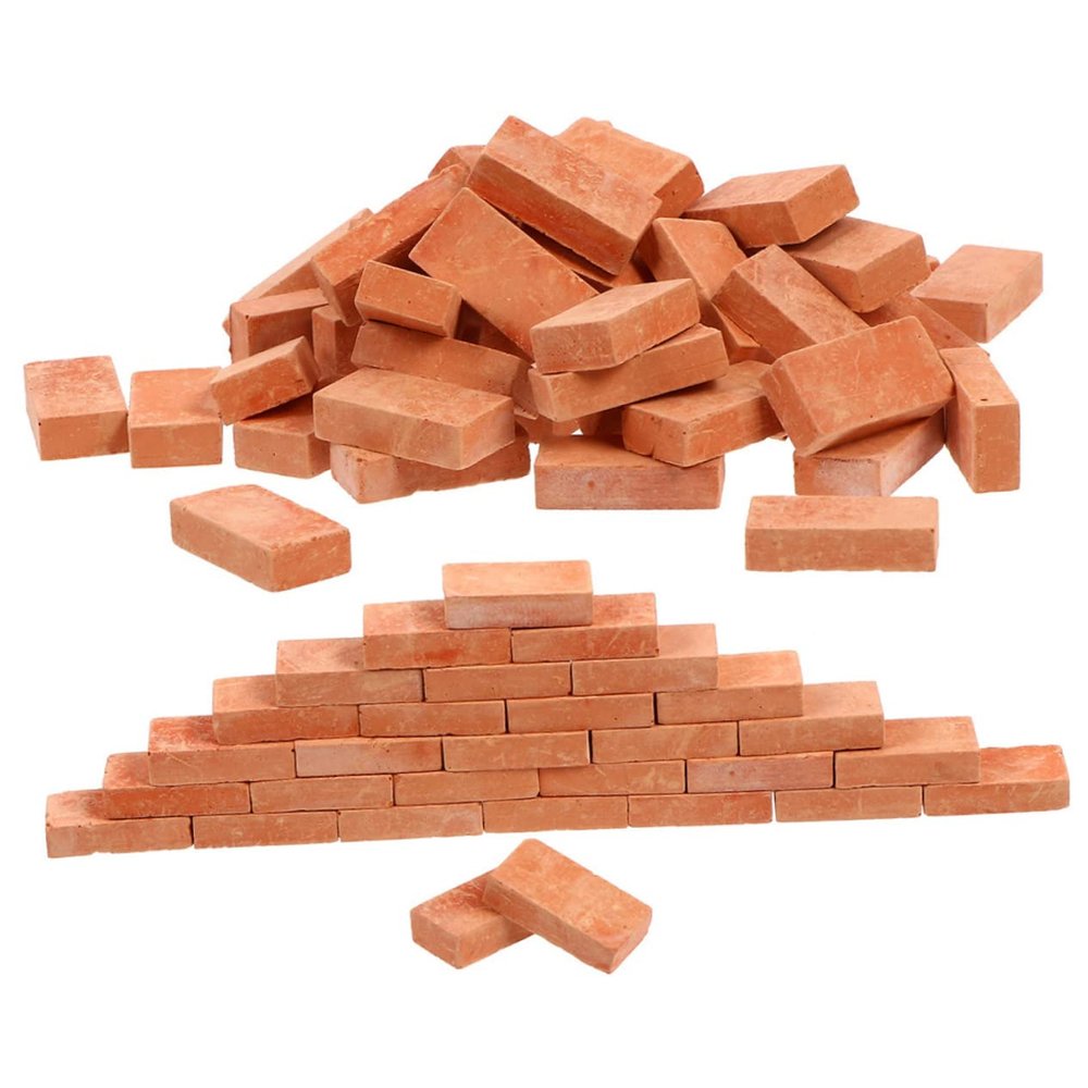 Abaodam 150pcs Miniature Brick Model for Sand Table Decoration Realistic Simulation Building Blocks for Crafts Model Landscapes and Creative Boys and Girls Projects