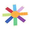 BESPORTBLE Rainbow Umbrella Toy for Boys and Girls Handles Physical Training Hand-Eye Coordination Outdoor Games Sensory Development Toy view 1