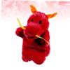 BESPORTBLE Chinese Dragon Plush Hand Puppet Red Storytelling Puppet for Role Play Activities and Safe for Enhances Imagination and Parent Interaction view 4