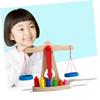 BESPORTBLE 1set Boy Girl's Educational Balance Scale Toy Early Learning Plaything for Boys Girls Develops Cognitive Skills and Understanding of Balance Principles for view 2