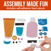 Fun Express 2 1/4" x 4" Silly Sunscreen Characters Magnet Craft Kit - Makes 12 view 2