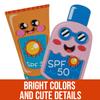 Fun Express 2 1/4" x 4" Silly Sunscreen Characters Magnet Craft Kit - Makes 12 view 3