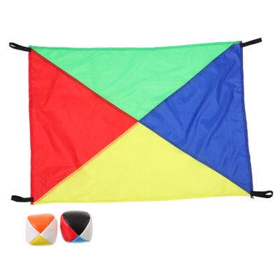 BESPORTBLE 3sets Sensory Toy for Boys and Girls Rainbow Parachute Toy Safe Exercises