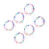 Beaupretty 24pcs Boys and Girls Pentagram Beaded Bracelet Acrylic Wrist Chain for Girls for Birthdays and Festivals Chic Five-pointed Star Design view 1