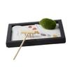 Toddmomy Terrarium Decor Fairy Garden Decor Desktop Zen Garden Table Moss Simulation Rake view 1