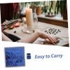 Alipis Tarot Tablecloth with Velvet Design Divination Cloth Includes Cards Pouch for Easy Storage and Protection for Tarot Reading and Decoration view 3