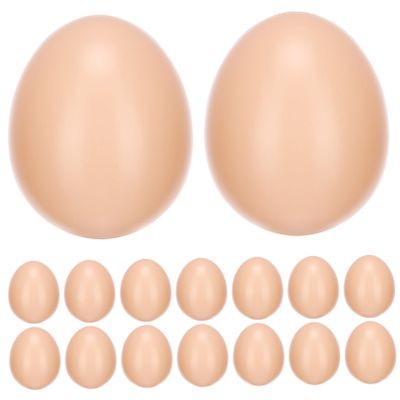 BESPORTBLE 20pcs DIY Graffiti Plastic Realistic Artificial Chicken Eggs for Creative Projects and Educational Play for Easter Supplies and Hands Activities