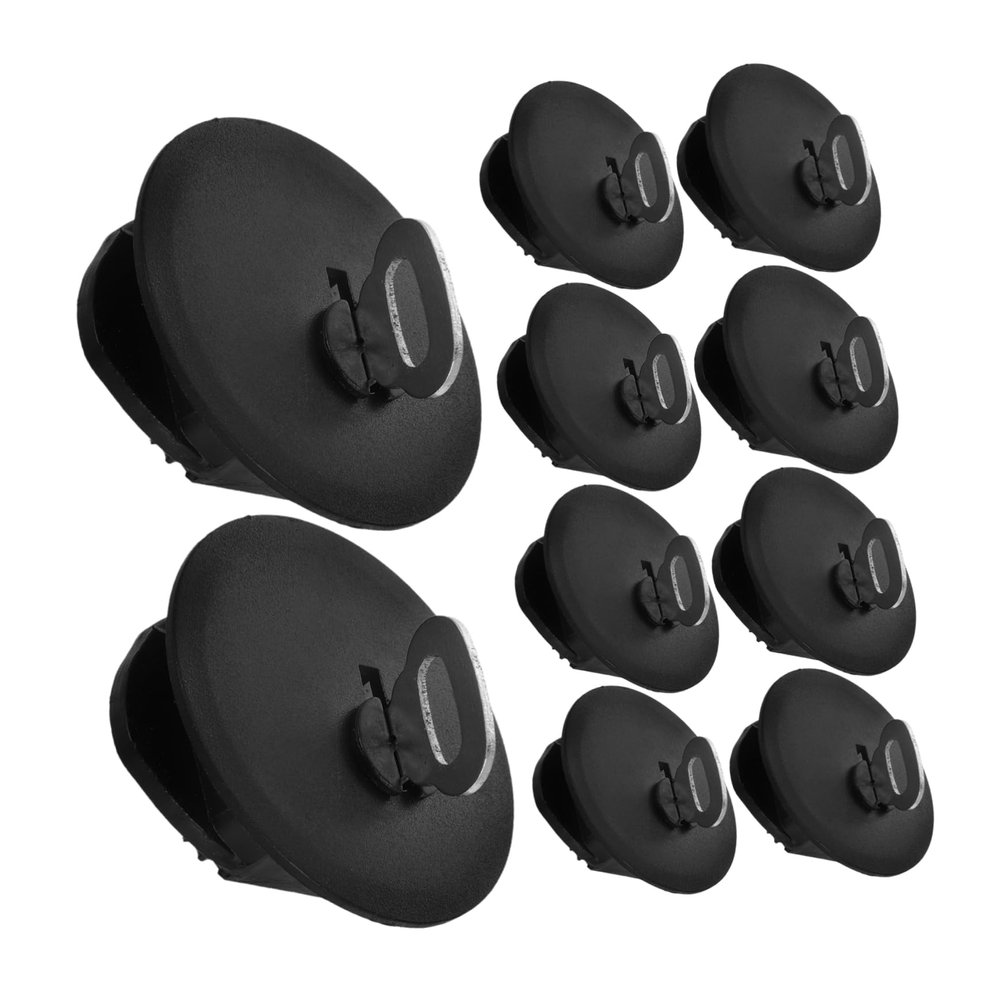 LALADEFIEE 10pcs Lockable Closure Stopper for Coin Banks Secure Money Box Bottom Covers Easy Access Enhanced Protection for Savings Decorative Piggy Bank Replacement Parts