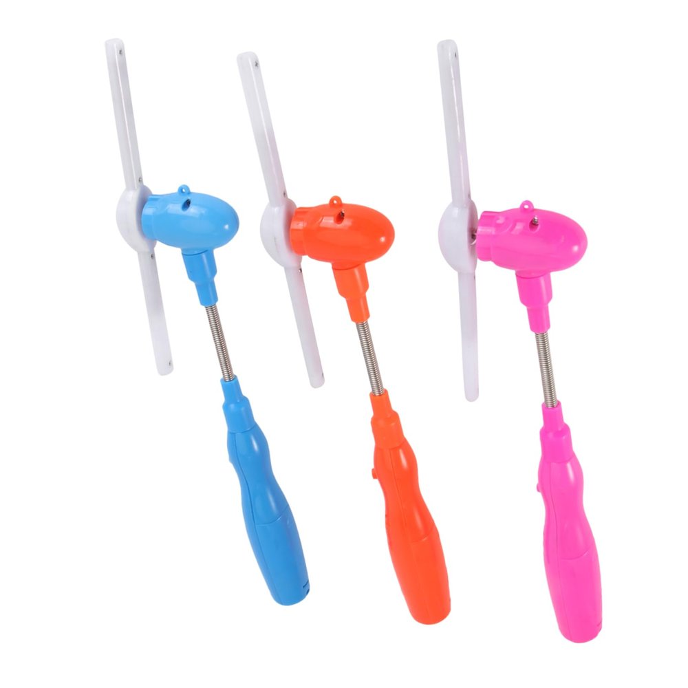 BESPORTBLE 3pcs Rotary Shining Music Stick Toy Music Toy Stick Windmill Fan for Boys and Girls
