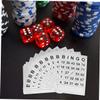 Kisangel 60pcs Bingo Game Card Bingo Cards for Adults Boys and Girls Easy to Play Intellectual Development Toy view 4