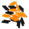 Vaguelly 16pc Rc Race Track Barrier Mini Traffic Fence for Rc Car Obstacle Course Drift Racing Road Block Toy view 1