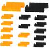 Abaodam 16pc Racing Road Obstacle Kit Rc Car Track Accessory Drift Race Track Toys Mini Road Blocks Traffic Fences Toy view 1