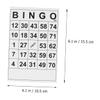 Toddmomy 60pcs Bingo Game Card Bingo for Fun Intellectual Development Plaything White Card Game view 2