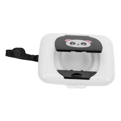 ABOOFAN Portable Wipes Dispenser Convenient Wipe Holder for Diaper Bags Strollers Travel Easy One Handed Access Versatile Storage Box for Home The Go Use