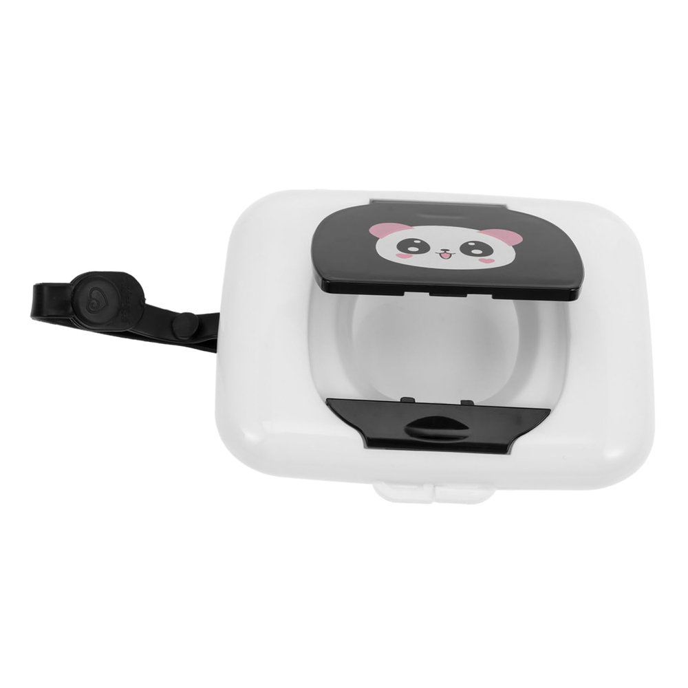 ABOOFAN Portable Wipes Dispenser Convenient Wipe Holder for Diaper Bags Strollers Travel Easy One Handed Access Versatile Storage Box for Home The Go Use