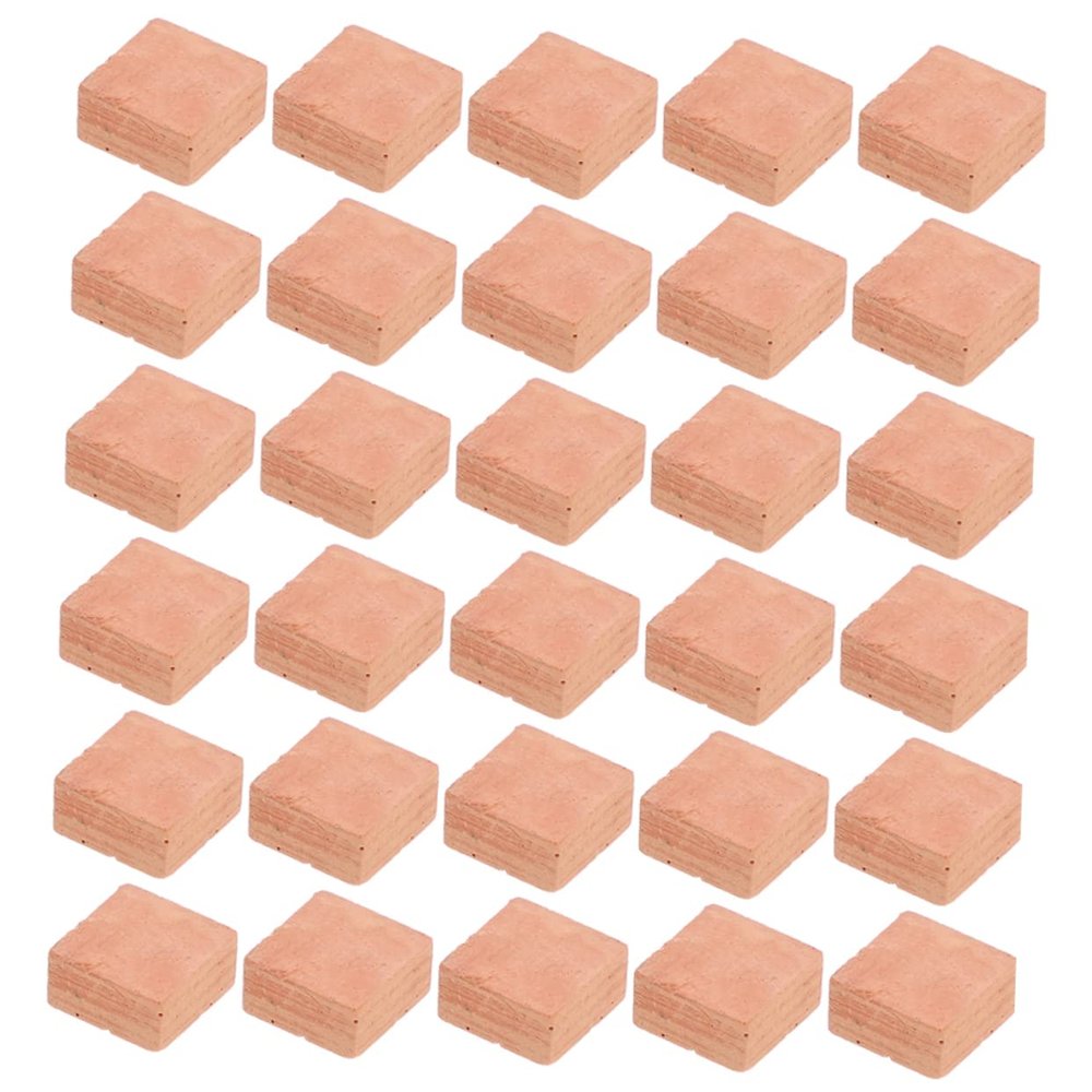 GALPADA 3sets 40pcs DIY Miniature Simulation Bricks for Landscaping Building Models and Tables Compact Square Bricks for Creative Projects and Decor 40pcs*3