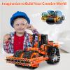 5in1 STEM Building Kits for Kids, STEM Building Toys for Kid, Remote & APP Controlled Excavator/Crane/Bulldozer/Road Roller/Dump Trucks Building Blocks Set for Boys Girls Birthday Xmas Idea Gifts view 4