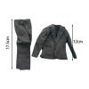 1/6 Scale Men Suit Set with Jacket, Pants, and Tie for 12'' Action Figures view 2