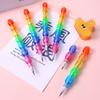 Acfun 12pcs Stackable Pencils Plastic Bubble Shaped Pencils 7 in 1 Stacking Colored Pencil view 2