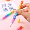 Acfun 12pcs Stackable Pencils Plastic Bubble Shaped Pencils 7 in 1 Stacking Colored Pencil view 4