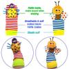Infant Toys Wrist Rattle Baby Hand Rattle Watch with Socks with Rattle Bell Paper Plush Toy view 3