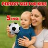 COAMZPARTY 8 Pack Balls for Toddlers Kids, 5 Inch Soccer Balls, Football, Basketball, Beach Balls, Kickball for Outdoor & Indoor Games, Sport Ball Set with Pump and Storage Bag, Boys and Girls Gift view 2