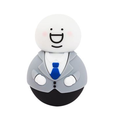 A Cute and Soothing Roly-Poly Toy That Swings Gently and Gently. Ornament for Your Desk or Living Room.