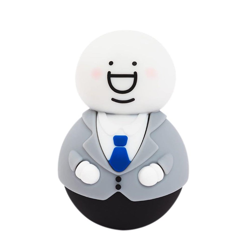 A Cute and Soothing Roly-Poly Toy That Swings Gently and Gently. Ornament for Your Desk or Living Room.