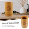 Abaodam Divination Game Pot Bamboo Fortune Pot Chinese Props Coins Sticks for Home Temple view 3