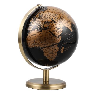 BESPORTBLE Vintage Desktop Rotating Earth Decor for Home Office Elegant Desk Decor Aesthetic