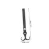 Mobestech 2Pcs No Drill Hooks for Strollers Motorcycles Travel Bag Clips Easy Install Front Mounted Hanger for Shopping Grocery Bags view 2