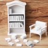 Abaodam Miniature Books for Dollhouse 50 Pcs 1 12 Scale Blank Mini Books for Crafts Decor Doll Accessories Tiny DIY Notebook view 4