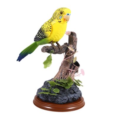 HANABASS Educational Talking Parrot Toy Electric Bird Toy for Boys and Girls Recording Repeating