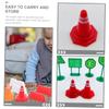 Abaodam 50pcs Traffic Sign Toys Mini Traffic Cones Road Cones for Boys and Girls Learning Toys Road Sign Models view 4