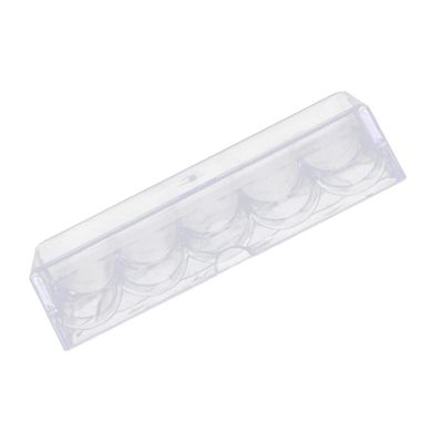 CORHAD 1Pc Poker Chip Box Transparent Storage Container for Organizing Poker Chips Lightweight and Stackable Convenient Chip Holder for Game Night and Travel
